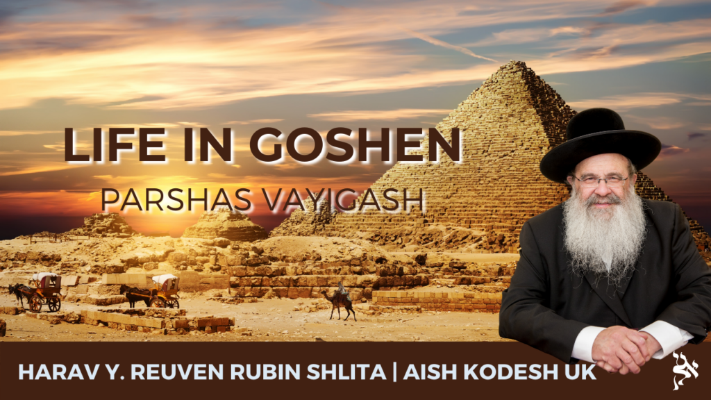 Life In Goshen – Parshas Vayigash
